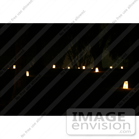 #488 Picture of a Candlelight Vigil Held for the Dead in Medford, Oregon by Kenny Adams