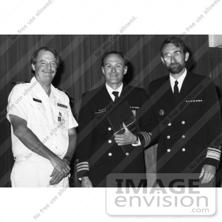 #5051 Stock Photography of Dr. James Hughes, James W. Buehler, and Dr. William L. Roper by JVPD