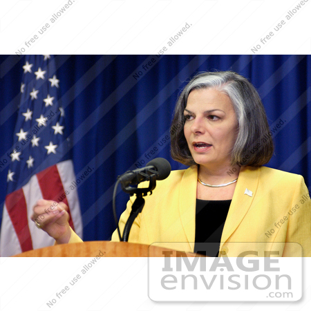 #5064 Stock Photography of Director of the CDC Julie Gerberding During a News Conference by JVPD
