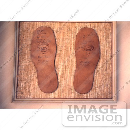 #5156 Photography of a 1951 Commemorative Shoe Leather Award by JVPD