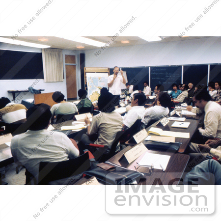#5173 Picture of People at a 1970's International Epidemiologists and Health Administrators Course by JVPD