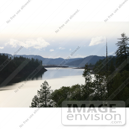 #522 Photograph of Lost Creek Lake from Peyton Bridge by Jamie Voetsch