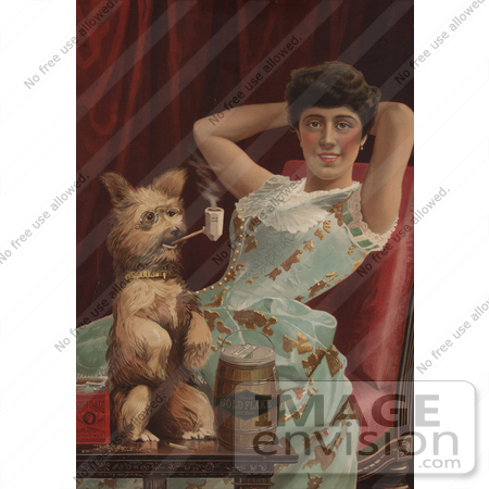#5303 Woman and Dog by JVPD