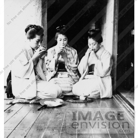 #5358 Three Women Drinking Tea by JVPD