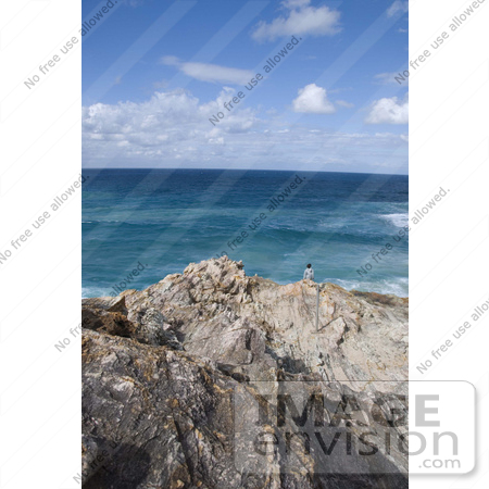 #53724 Royalty-Free Stock Photo of a Cliff’S Edge by Maria Bell
