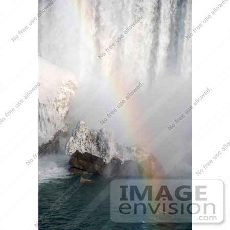 #53900 Royalty-Free Stock Photo of Niagara Falls in Winter, Canadian Side by Maria Bell