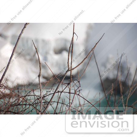 #53912 Royalty-Free Stock Photo of Niagara Falls in Winter, Canadian Side by Maria Bell