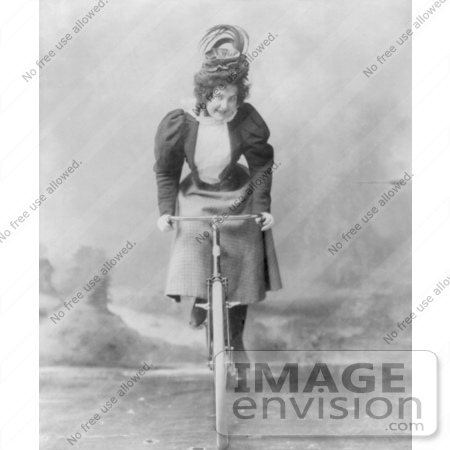 #5407 Madge Lessing on a Bike by JVPD