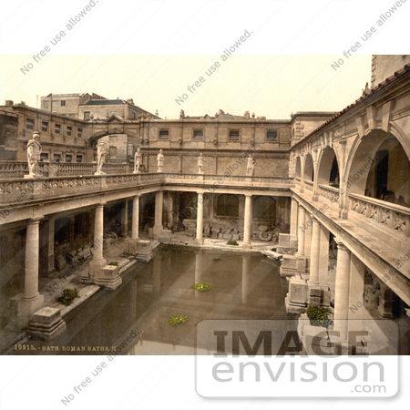 #5411 Roman Baths and Abbey by JVPD