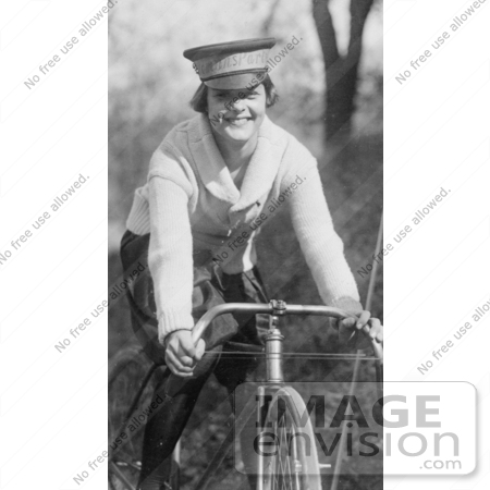 #5449 Female Bike Messenger by JVPD