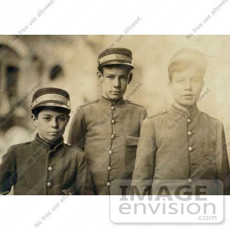 #5513 Three Postal Telegraph Messengers by JVPD