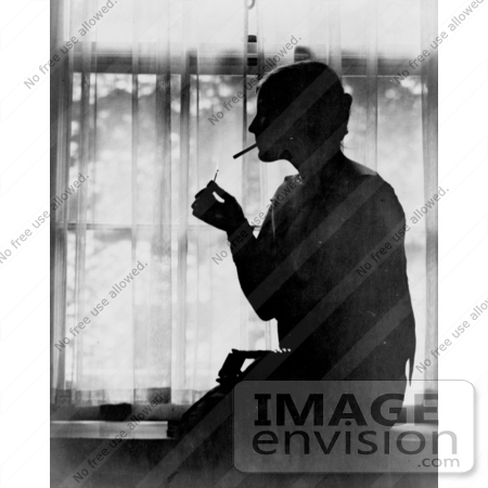 #5635 Miss Ester Cochran Lighting Cigarette by JVPD