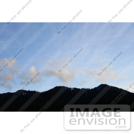 #571 Photograph of a Mountain at Applegate Lake, With Unique Clouds by Jamie Voetsch