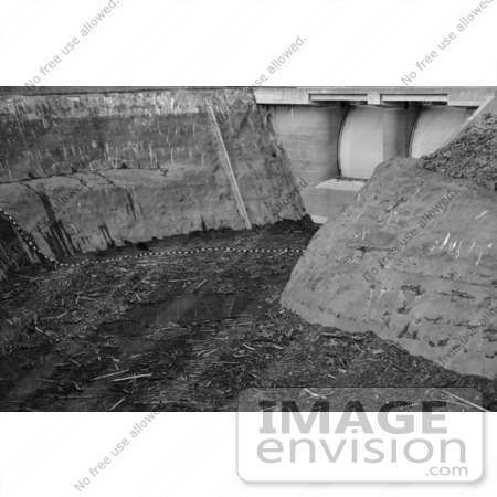 #581 Black and White Picture of Applegate Lake Dam in Oregon by Kenny Adams