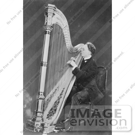 #5812 Albert Salvi with Harp by JVPD