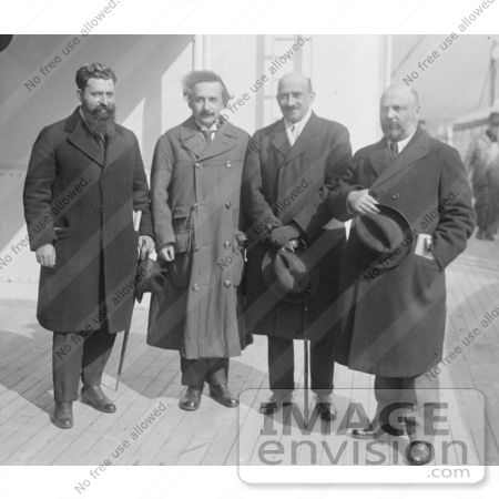 #5956 Mossessohn, Einstein, Weizmann and Ussischkin by JVPD