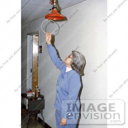 #5980 Picture of a Person Checking a Safety Shower Outside of a Laboratory by KAPD