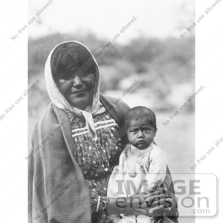 #6006 Chemehuevi Indian Mother and Child by JVPD