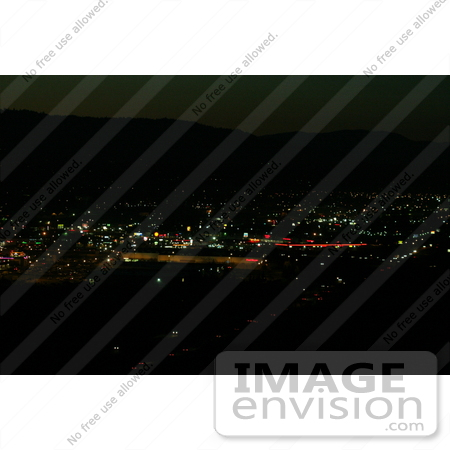 #606 Picture of City Lights in Medford, Oregon by Kenny Adams