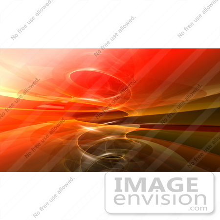 #60705 Royalty-Free (RF) Illustration Of A Website Background Of A Circling Orange And Yellow Fractal Reflection by Julos