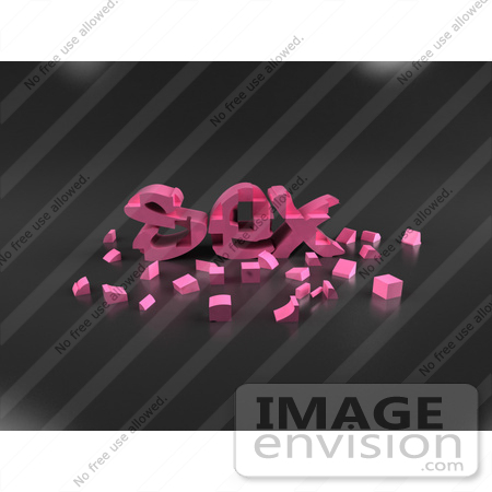 #60814 Royalty-Free (RF) Illustration Of Particles Around The 3d Word SEX - Version 1 by Julos