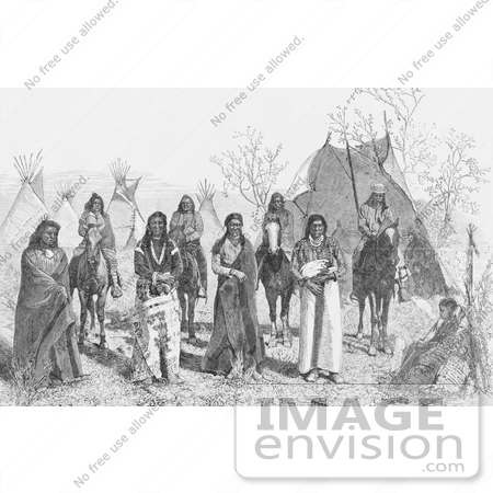 #6087 Group of Bannock Indians by JVPD