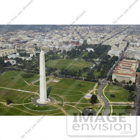 #612 Photo of the Washington Monument and the White House in Washington DC, 2003 by JVPD