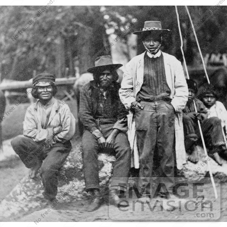 #6133 Group of Piute Indians by JVPD