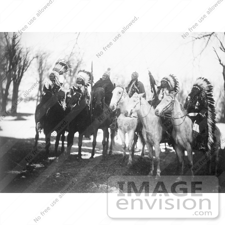#6157 Tribal Leaders on Horses by JVPD