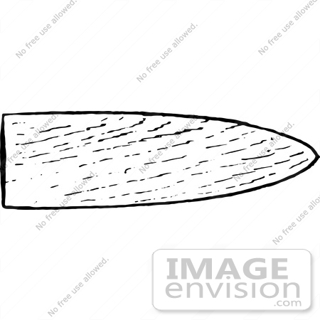 #61637 Clipart Of A Muskrat Fur Pattern Stretching Board In Black And White - Royalty Free Vector Illustration by JVPD