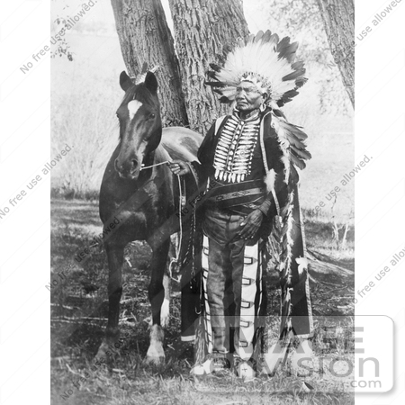 #6189 Chief Ignacio With Horse by JVPD