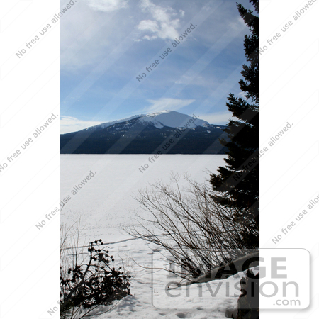 #645 Photo of Diamond Lake, Frozen, in February 2006 by Jamie Voetsch