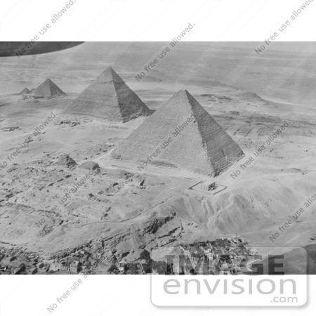 #6452 Aerial of the Egyptian Pyramids by JVPD