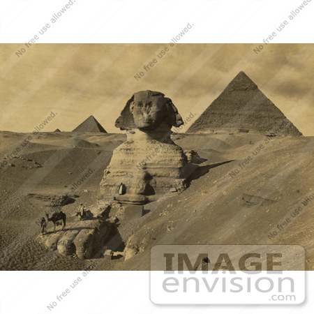 #6457 Men on the Sphinx by JVPD