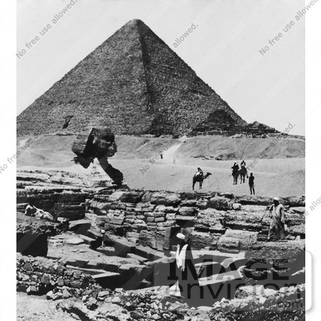 #6483 Temple of Khufu, Great Sphinx and Pyramid by JVPD