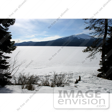 #654 Image of Diamond Lake in February by Jamie Voetsch