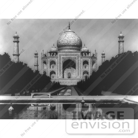 #6550 Taj Mahal and Reflecting Pool by JVPD