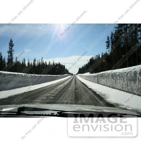 #662 Photo of an Icy Roadway by Jamie Voetsch