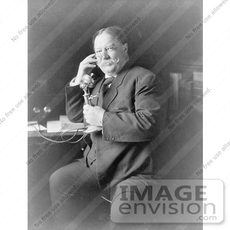 #6637 William Howard Taft on Phone by JVPD