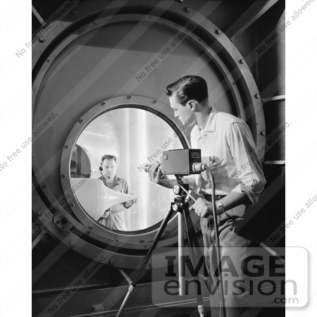 #6705 Technician Setting up RCA Television Camera by JVPD