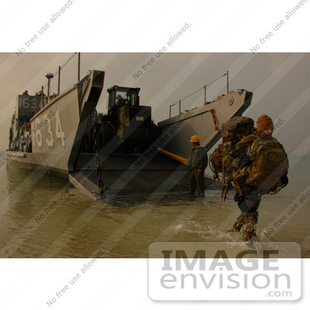 #6736 Unloading Equipment from Utility Landing Craft by JVPD