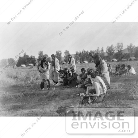 #6926 Stock Image: Sun Dance Ceremony, Cheyenne Indians by JVPD