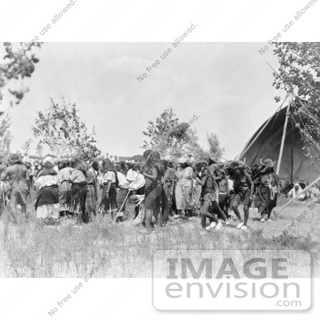 #6929 Stock Image: Cheyenne Indian Buffalo Society by JVPD