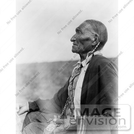 #6955 Stock Image: Cheyenne Peyote Native American Man by JVPD