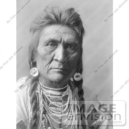 #7008 Stock Photography: Crow Indian Man Called Wolf by JVPD