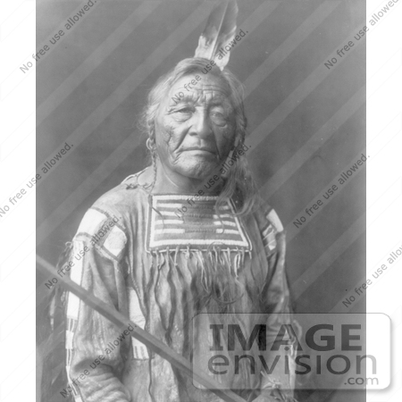 #7048 Apsaroke Native American Indian Man Named Sitting Elk by JVPD