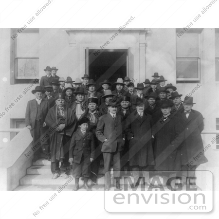 #7049 Stock Image of The Osage Council by JVPD