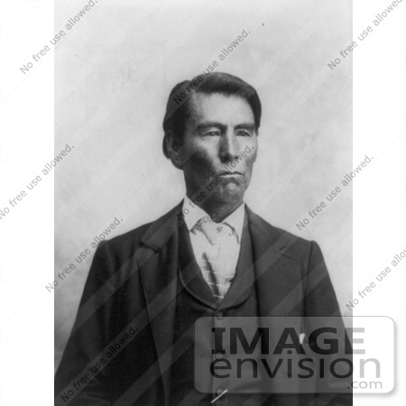 #7050 Stock Image of Gov Bigheart, an Osange Indian by JVPD