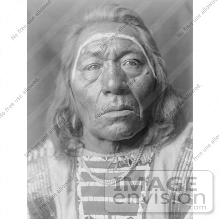 #7059 Stock Photography: Crow Indian Man Called Leads the Wolf by JVPD