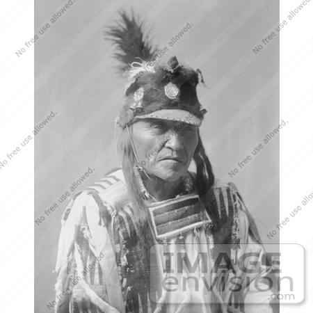 #7079 Stock Photography: Crow Native American Man Called Forked Iron by JVPD